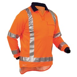 Polo TTMC Cotton Backed Orange XL