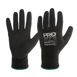 ASSASSIN Nitrile Grip Glove Black Size 10