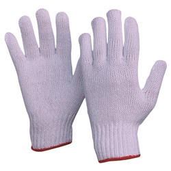 Knitted Poly/Cotton Liner Gloves Size Medium (Ladies)