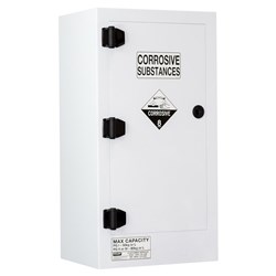 Poly Corrosive Cabinet 80LTR, 1 Door, 2 Shelf