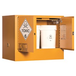 Toxic Storage Cabinet 100L 2 Door, 1 Shelf
