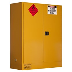 Flammable Storage Cabinet 350L 2 Door, 3 Shelf