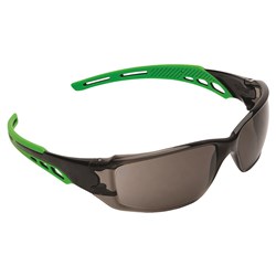 Cirrus Green Arms Safety Glasses Smoke A/F Lens