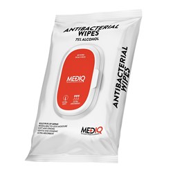 Antibacterial Wipes 80 Wipe Resealable Pouch