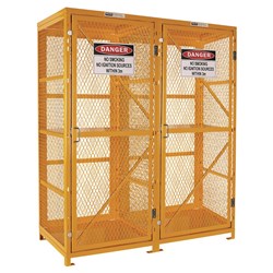 Forklift Storage Cage. 2 Storage Levels Up To 16 Forklift Cylinders