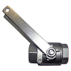 316 Stainless Steel 25mm Ball Valve & Lever Arm