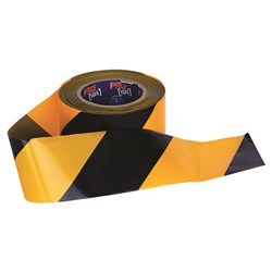 Barricade Tape - 100mm x 75m Yellow / Black