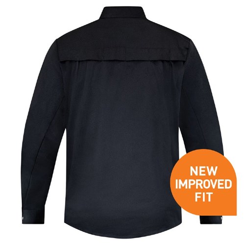 210012BK_2 Shirt Polycotton Black New Improved Fit