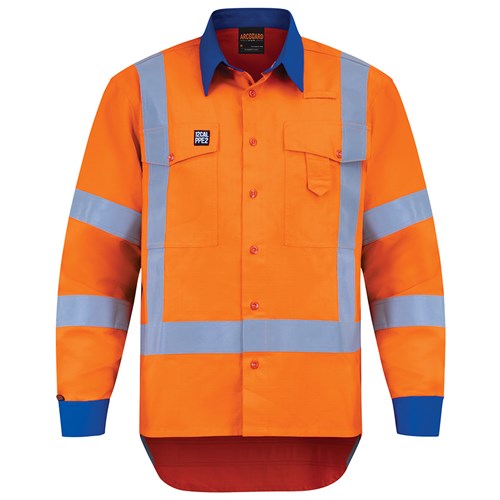 Shirt Arcguard 12Cal TTMC-W17 Inheratex Royal Blue/Orange 8XL
