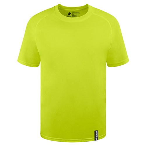 T-shirt Day Only Anti-microbial Wicking Recycled Polyester Yellow XS (TSDOPB)