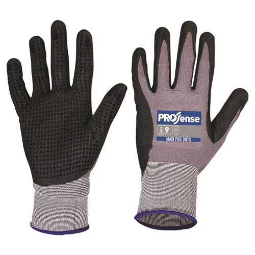 NPND_1 Prosense Maxipro Gloves Dots Palm Dip