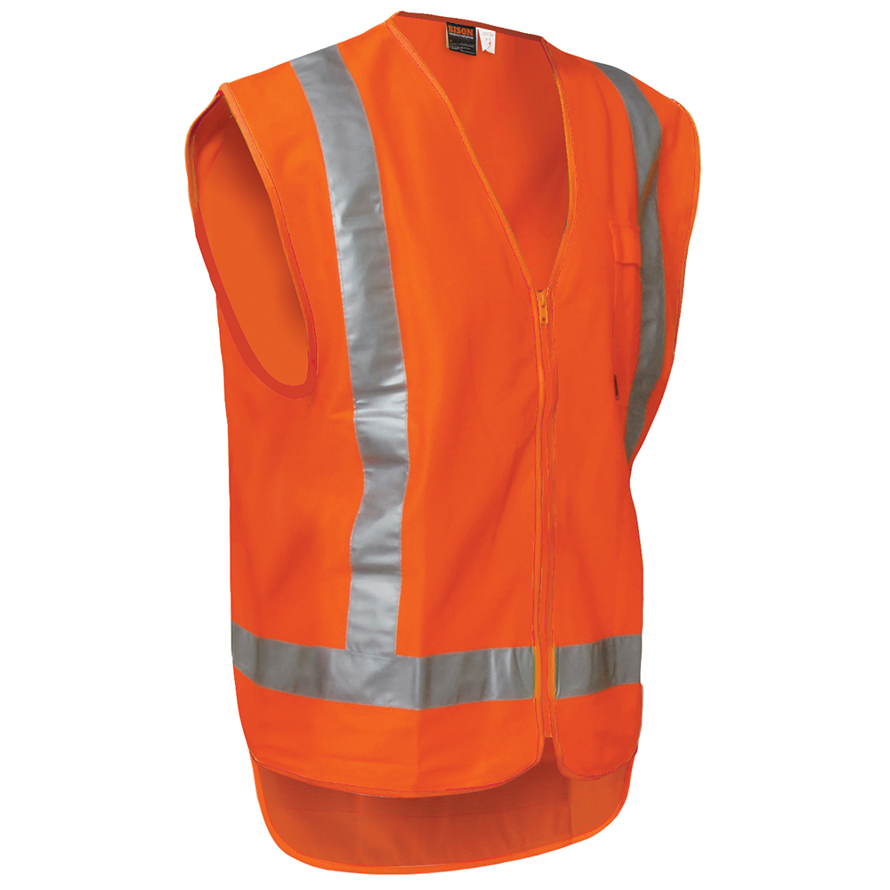 Vest TTMC-W17 Polyester Orange - Paramount Safety NZ