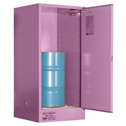 Corrosive Single Door Vertical Drum Cabinet - 205L