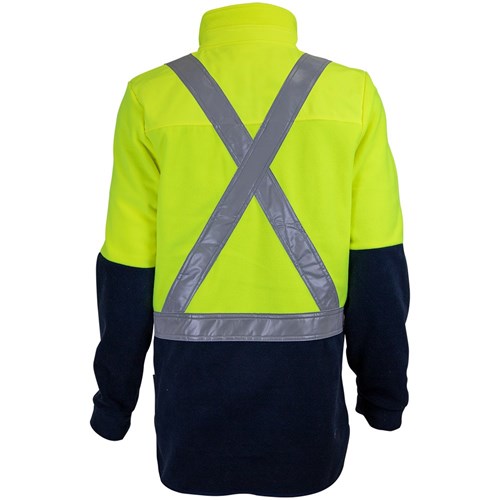 Polar Fleece Day/Night with Soft Shell Panelling Yellow/Navy (JNPPF)