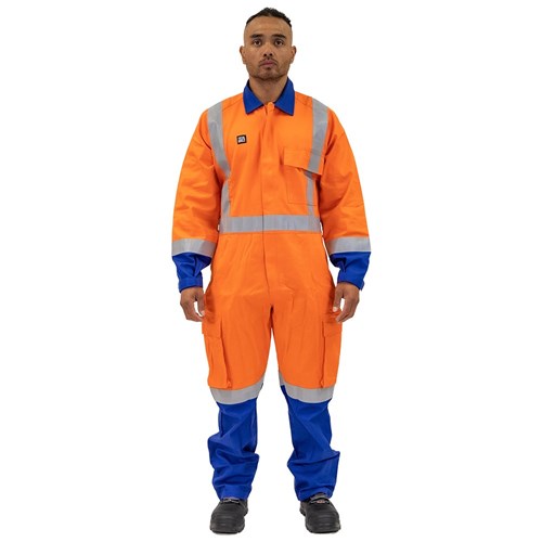 Overall Arcguard 11Cal Certified to TTMC-W17 X-Back  Royal Blue/Orange