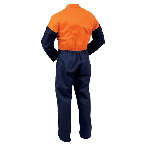 Overall Workzone Day Only Cotton Dome Orange/Navy (DODCO)