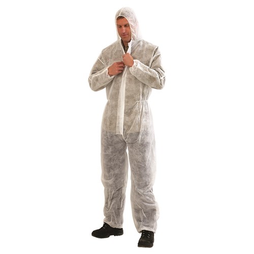 COVERALL DISPOSABLE GENERAL PURPOSE WHITE 2XL