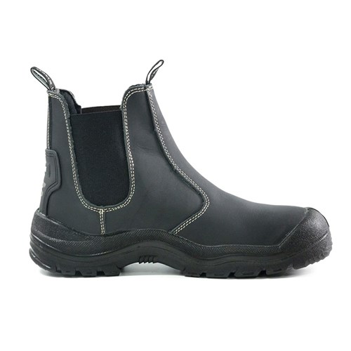GRIZZLY Slip On Safety Boot Black
