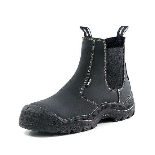 GRIZZLY Slip On Safety Boot Black