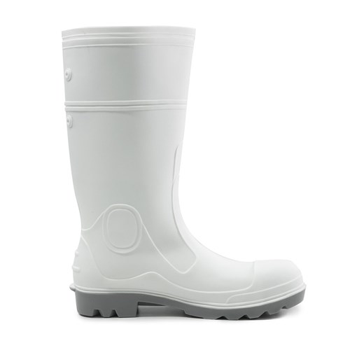 MOHAWK PVC/Nitrile Food Industry Safety Gumboot White/Grey