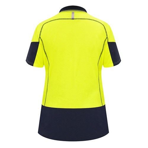 Polo Women's Day Only Quick-Dry Cotton Backed Yellow/Navy